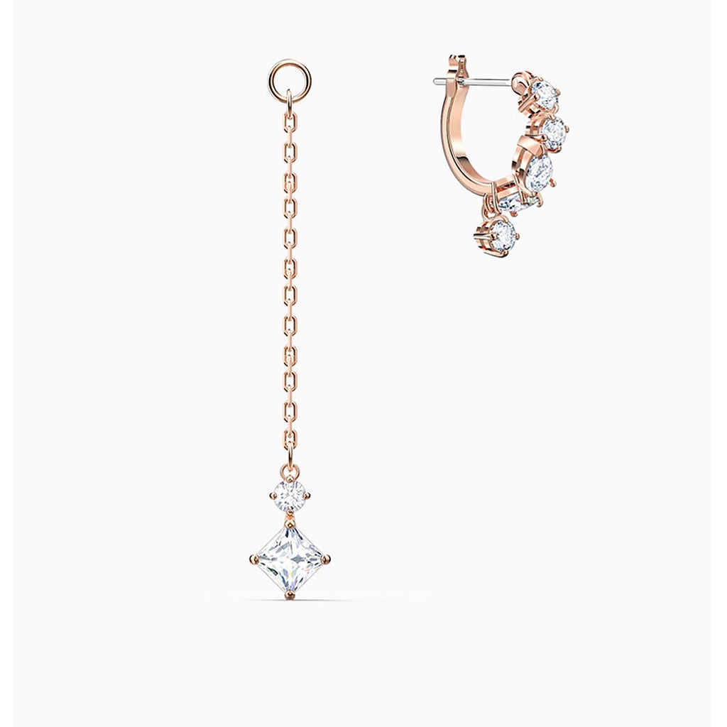 Rose Gold Elegant Crystal Earrings