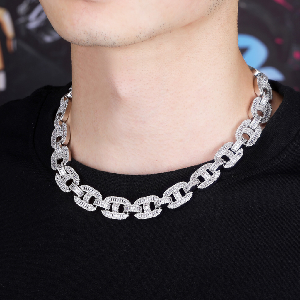 Infused Baguette Cuban Link Chain