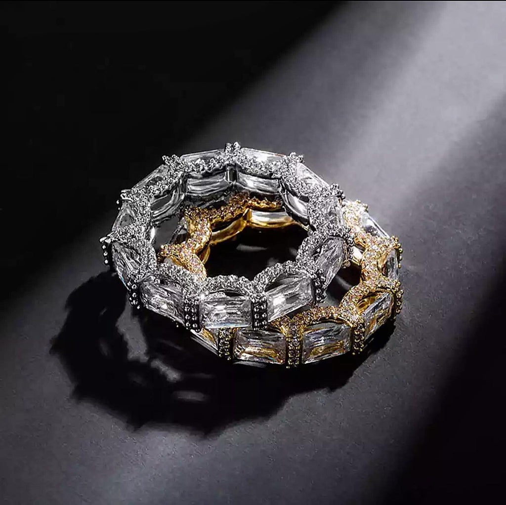 Baguette Cluster Luxury Ring