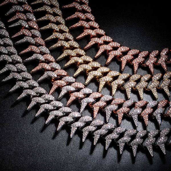 Spiked Cuban Link Chain
