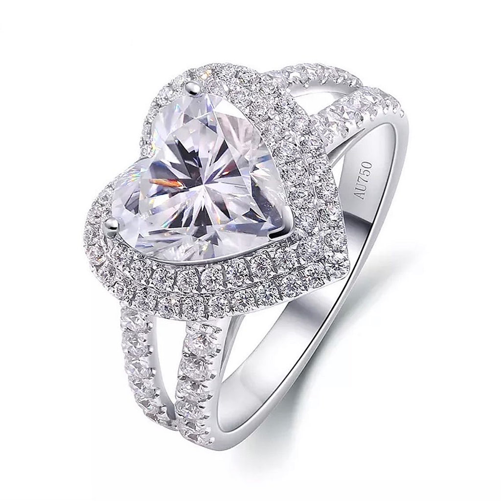 Macy's Diamond Princess Triple Halo Engagement Ring (3/4 ct. t.w.) in 14k  White, Yellow or Rose Gold - Macy's