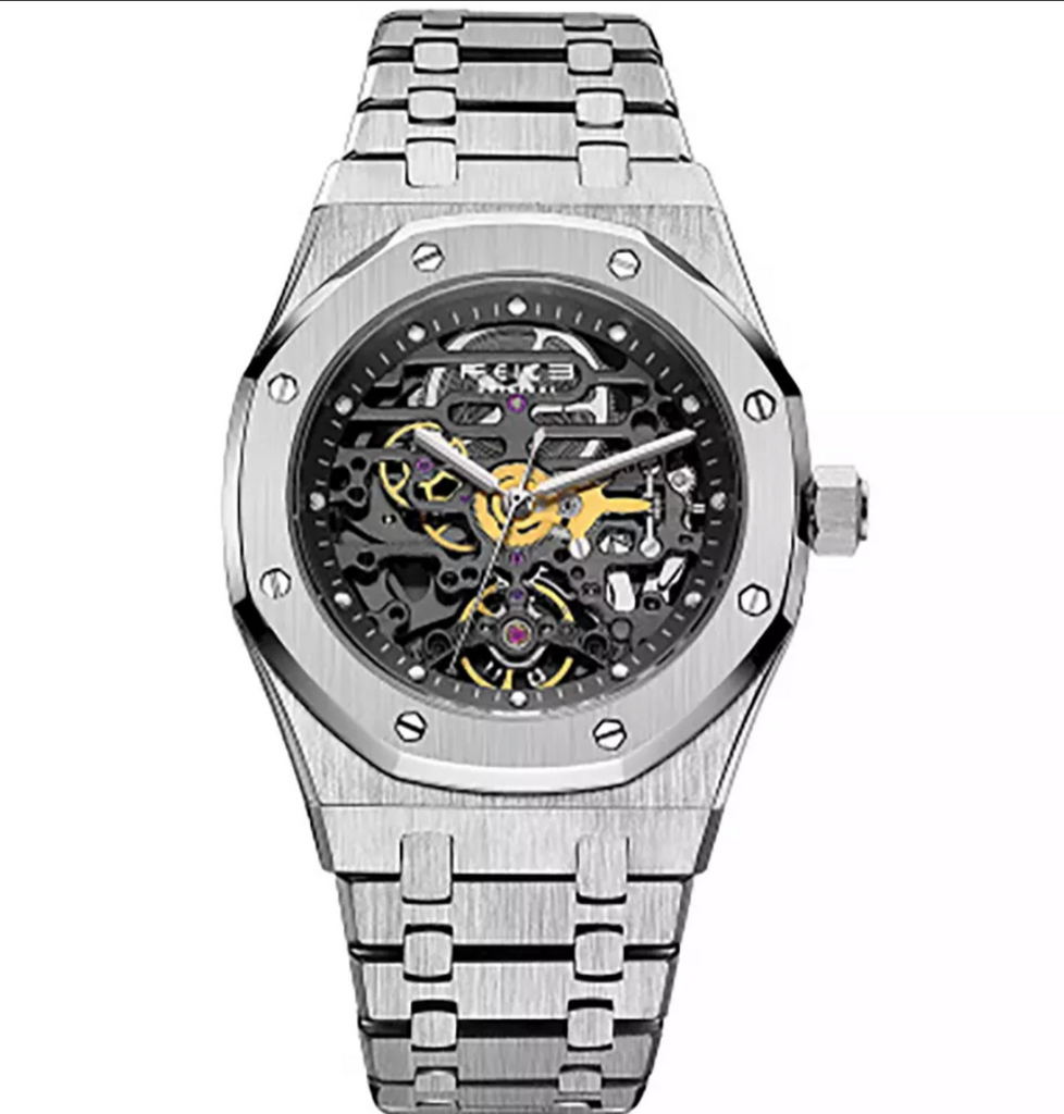 Bi-Canical Stainless Steel Watch