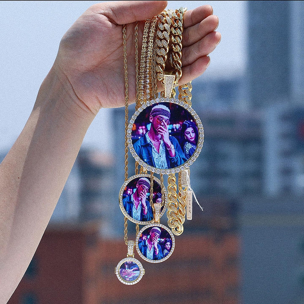 Circle Custom Photo Pendent Collection