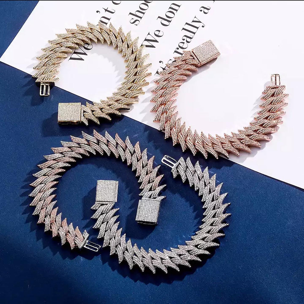 Twisted Infused Cuban Link Bracelets