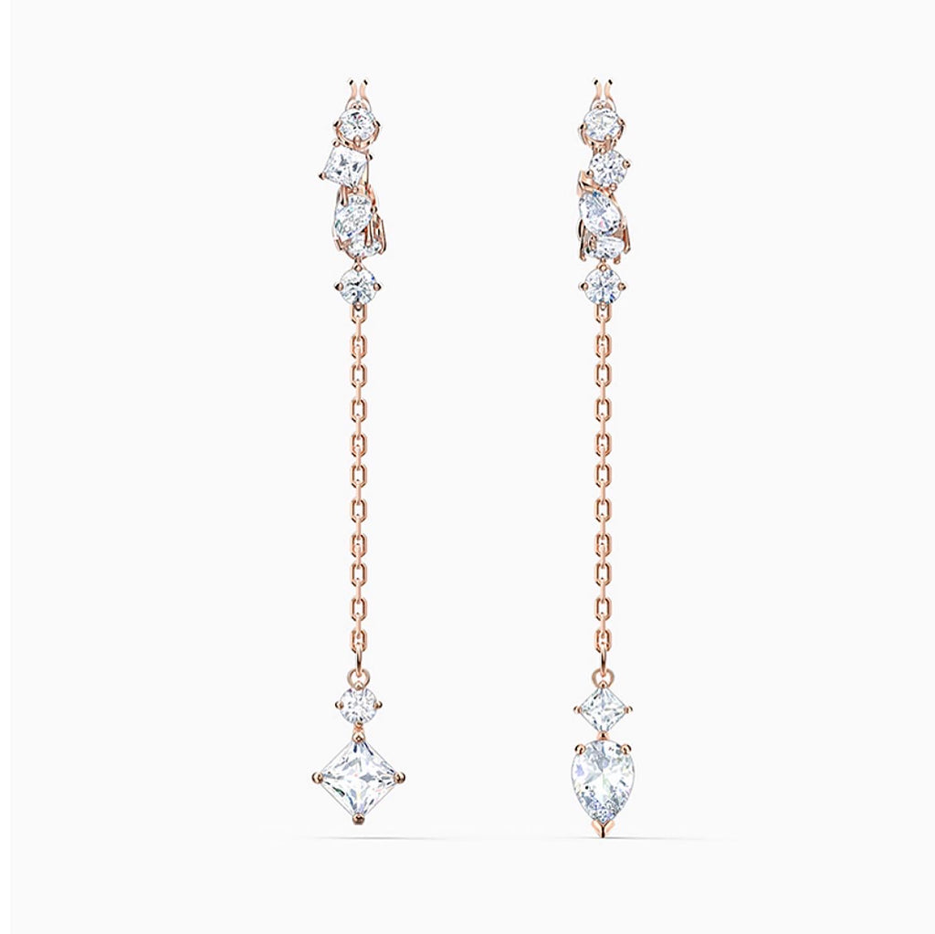 Rose Gold Elegant Crystal Earrings