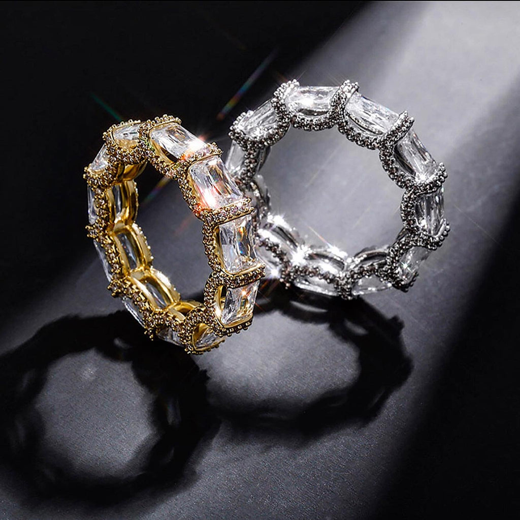 Baguette Cluster Luxury Ring
