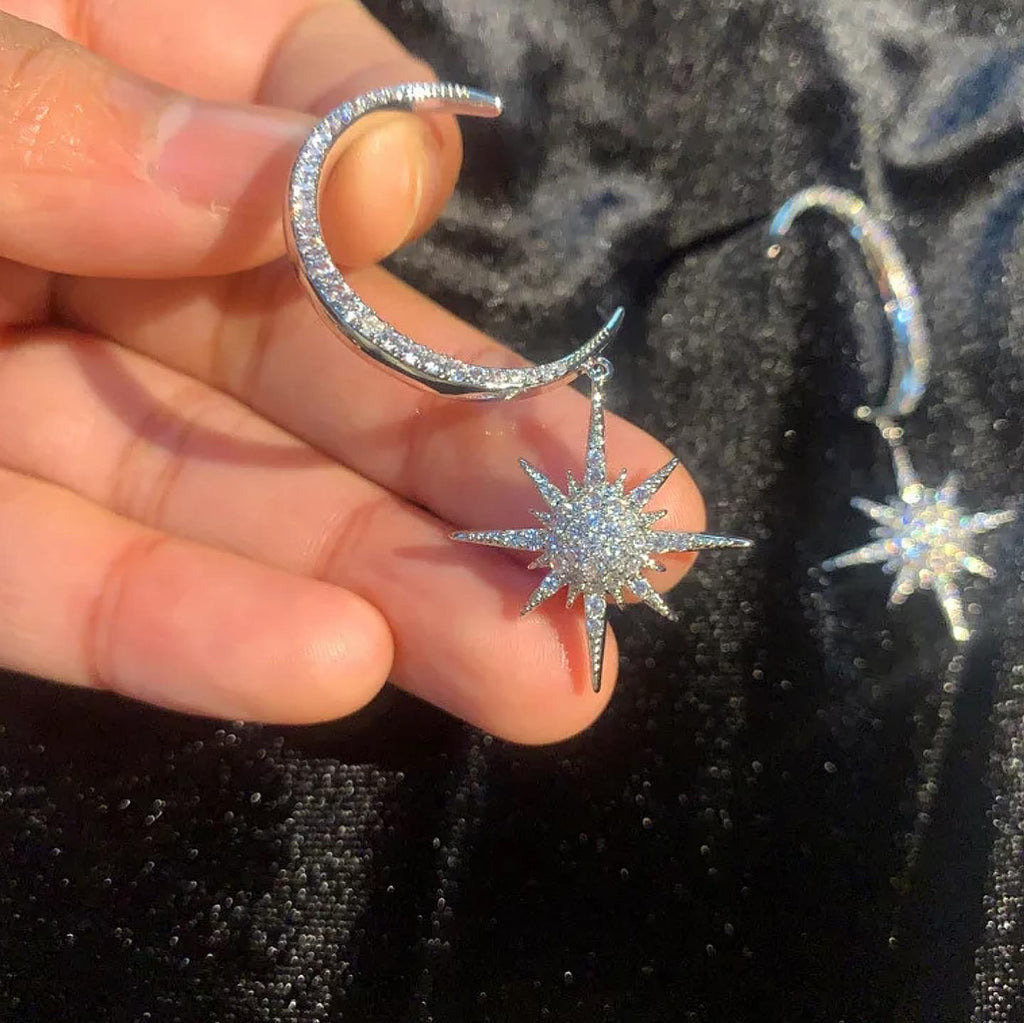 Crescent Moon 🌙 & Star ⭐️ Earrings