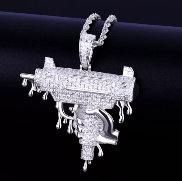 Iced Out Mac Pendant