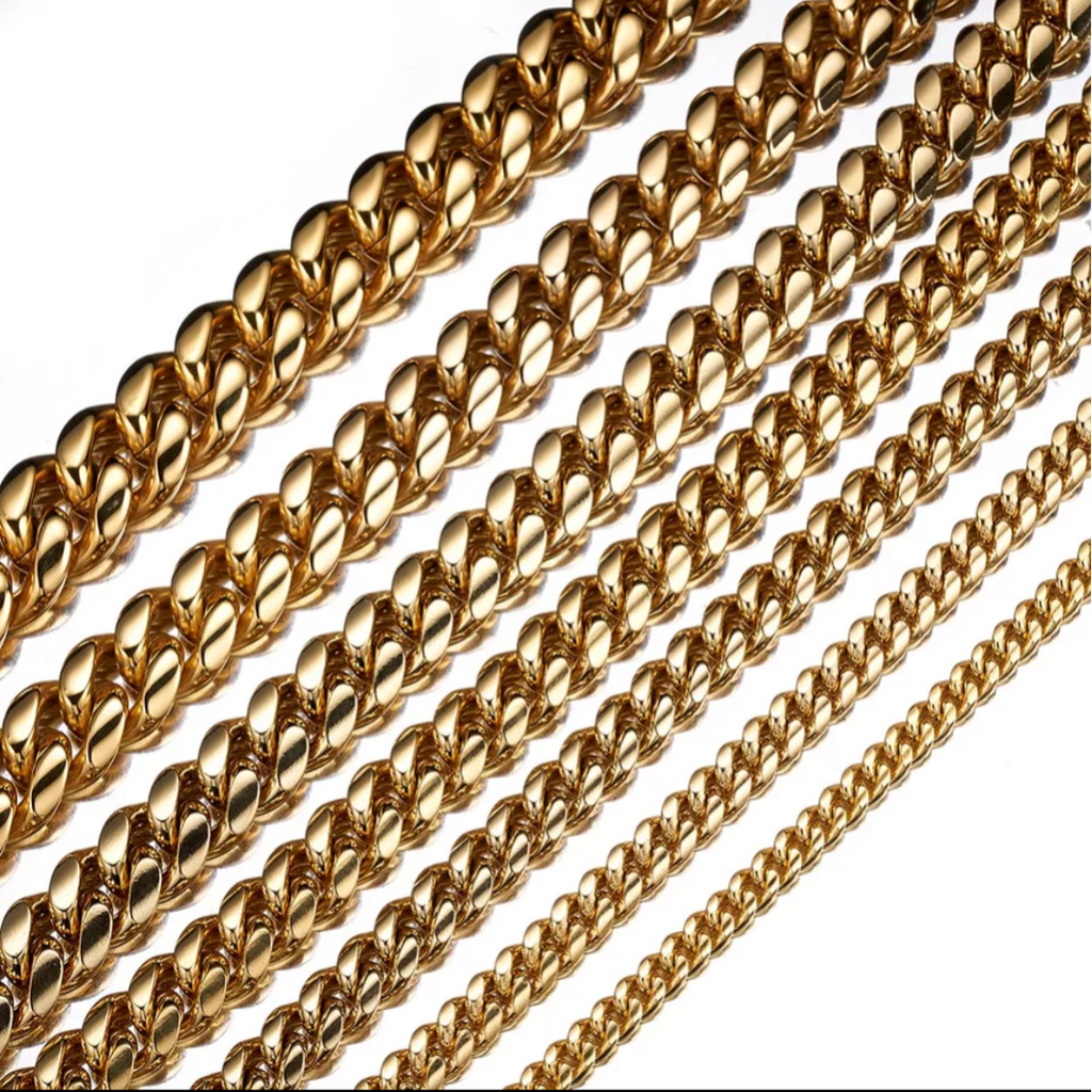 Solid Gold Cuban Link Chain