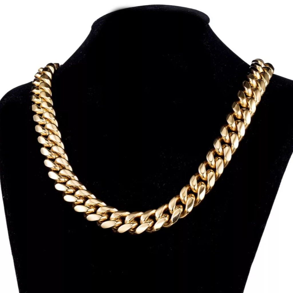 Solid Gold Cuban Link Chain